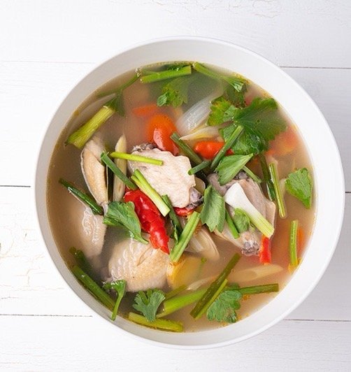 Hot and Sour Chicken Soup