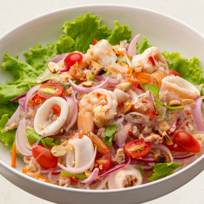 Spicy and Sour Seafood Vermicelli (SR GRILL)