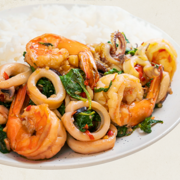 Basil Seafood Rice Bowl (SR GRILL)